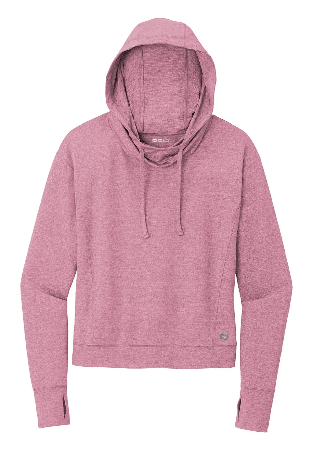 Ogio Damen Endurance Force Feuchtigkeitstransportierende Kapuzenpullover Hoodie - Heather Fliederrosa