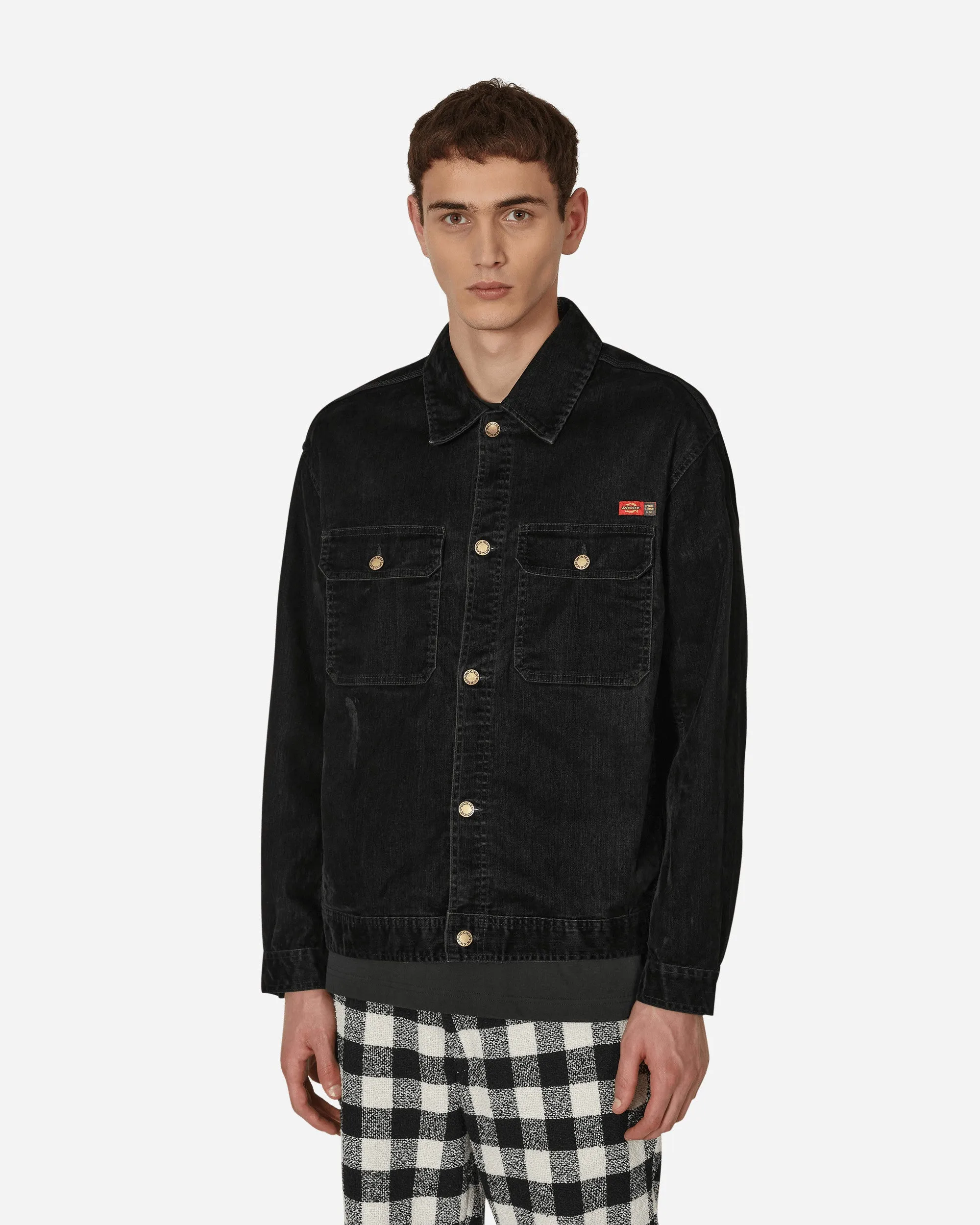 Eröffnungszeremonie Flock-Jacke Schwarz