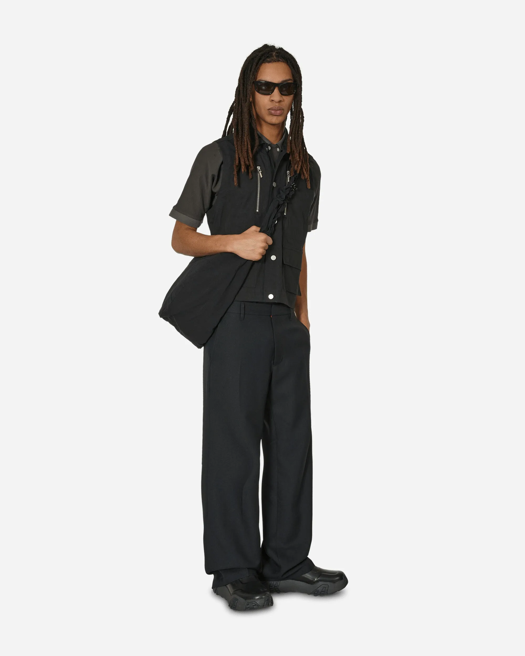 P-Zip Weste Schwarz