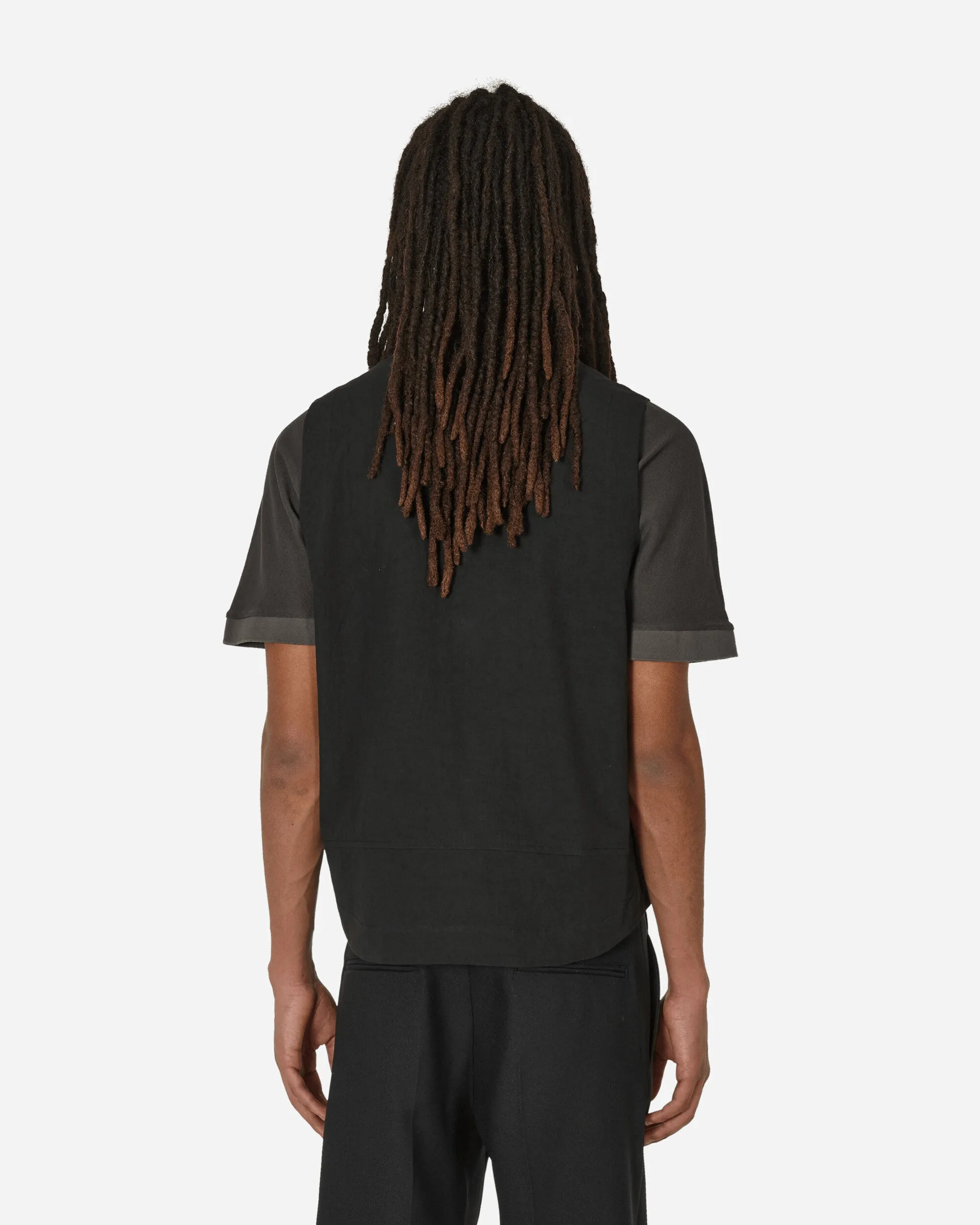 P-Zip Weste Schwarz
