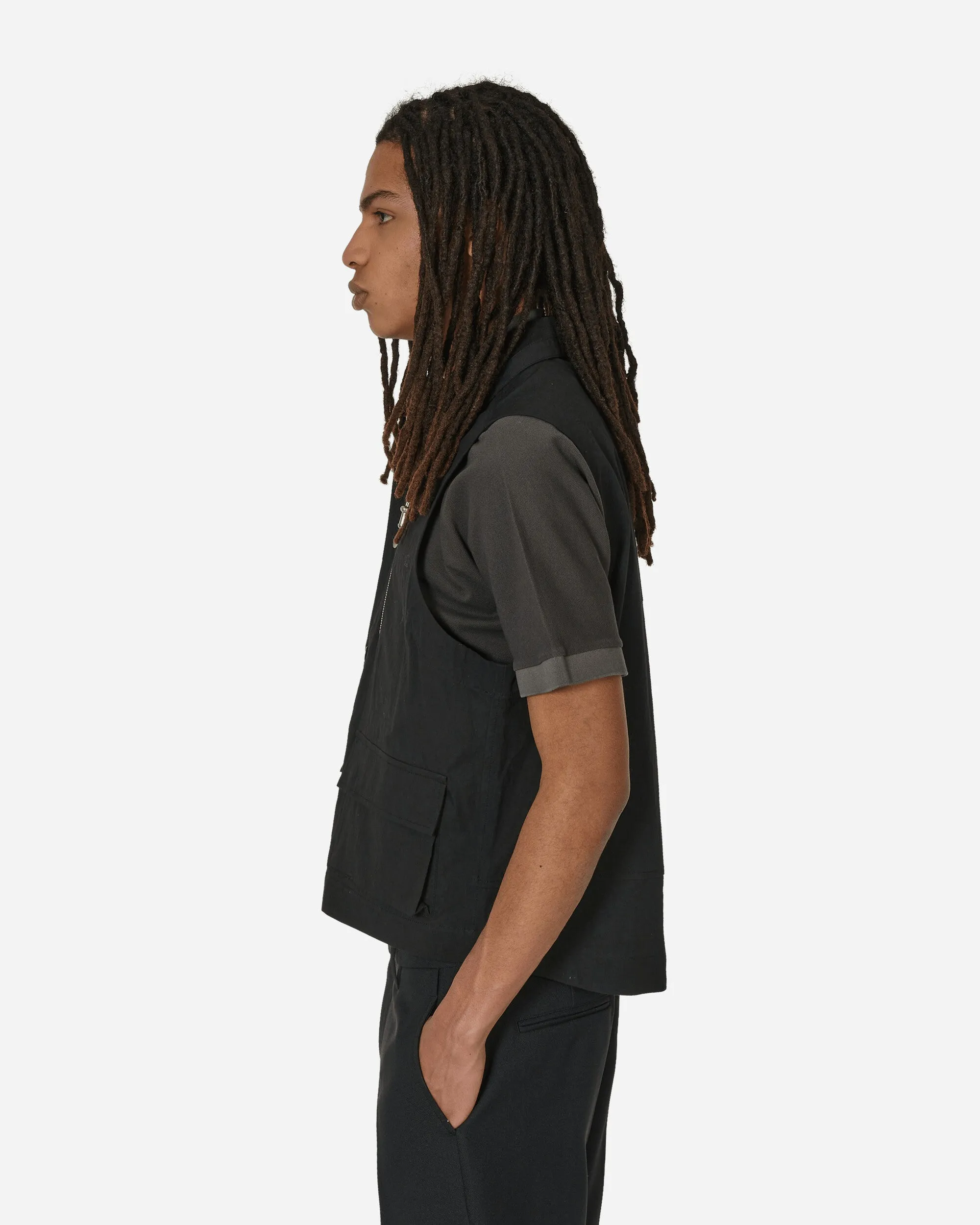 P-Zip Weste Schwarz