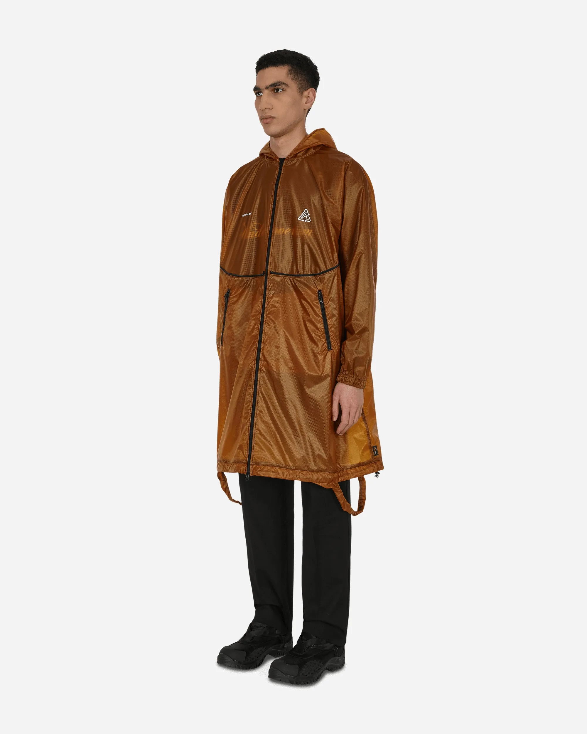 Packbare Parka Jacke Braun