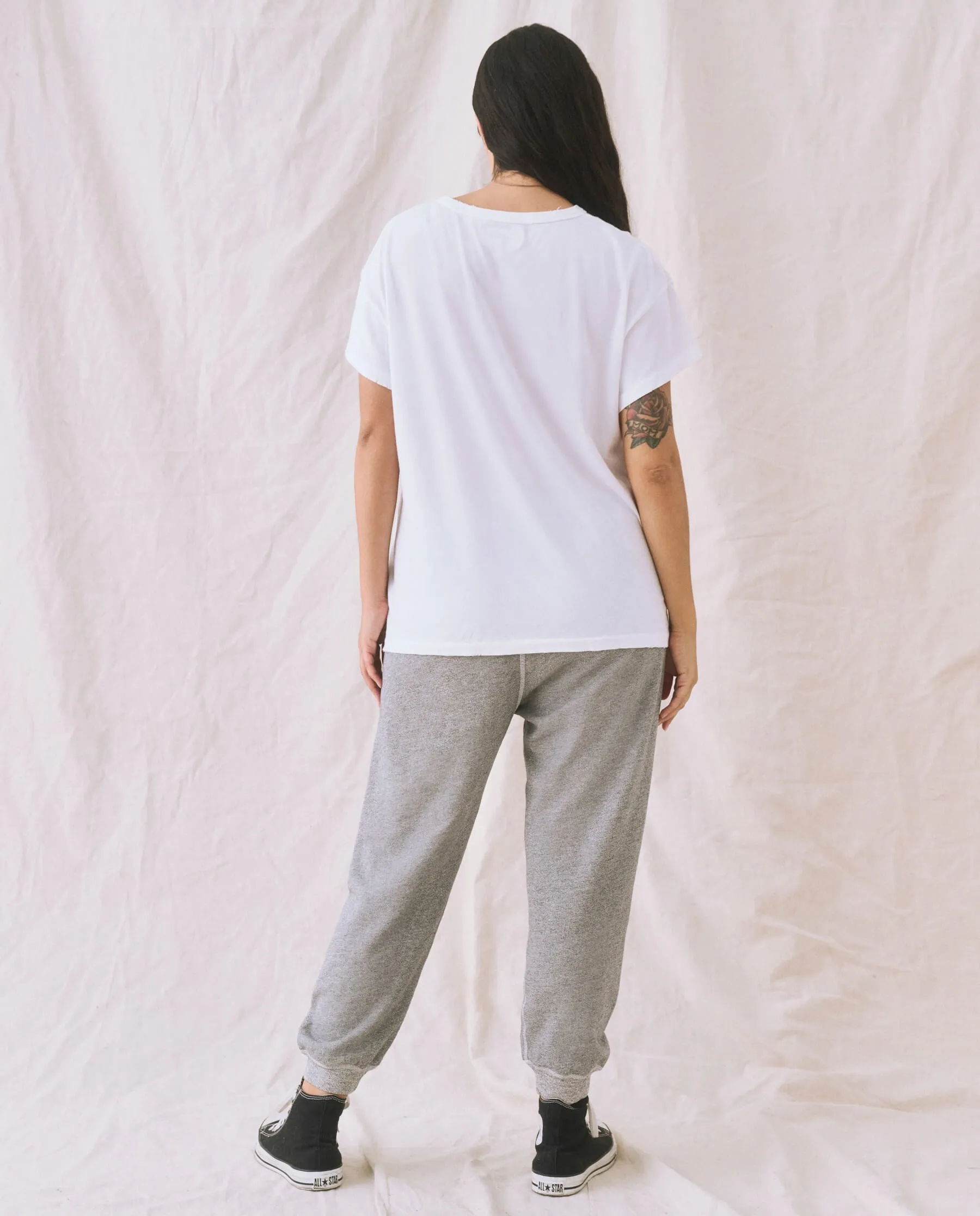 Hose The Cropped Sw B590251 Varsity-Grau