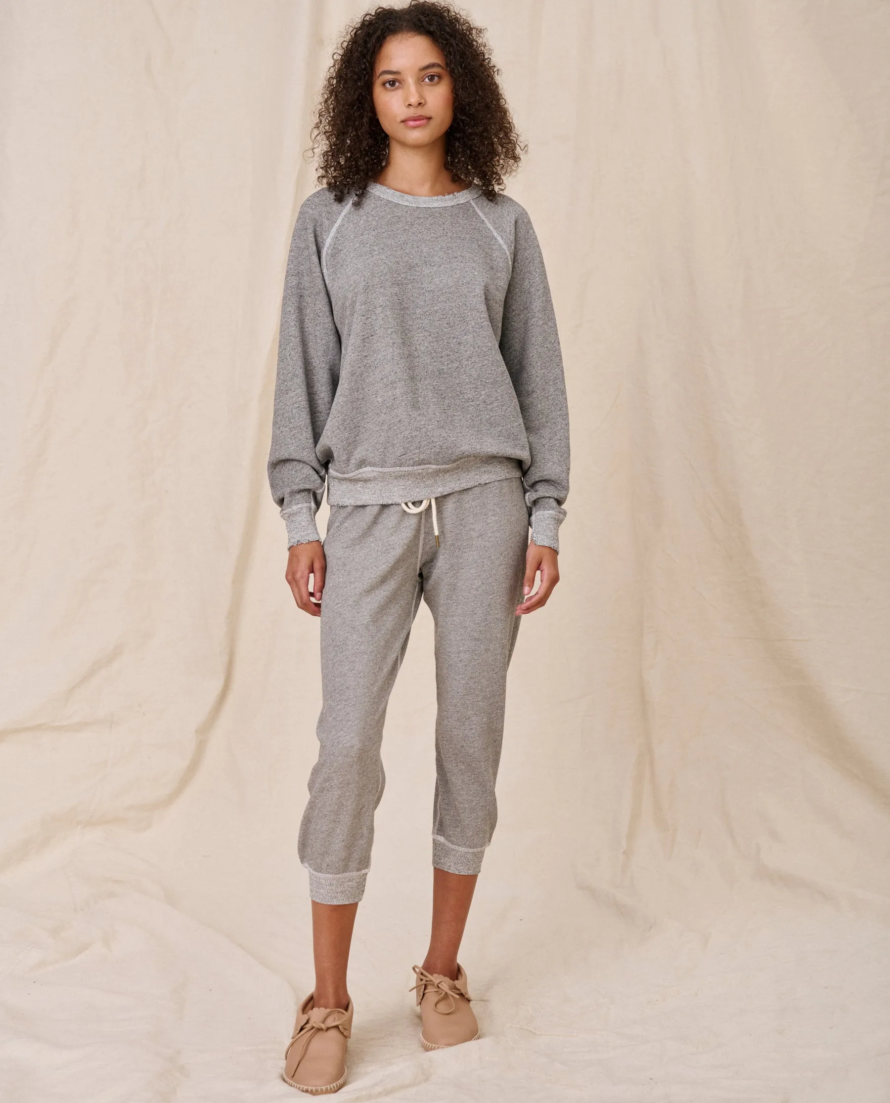 Hose The Cropped Sw B590251 Varsity-Grau