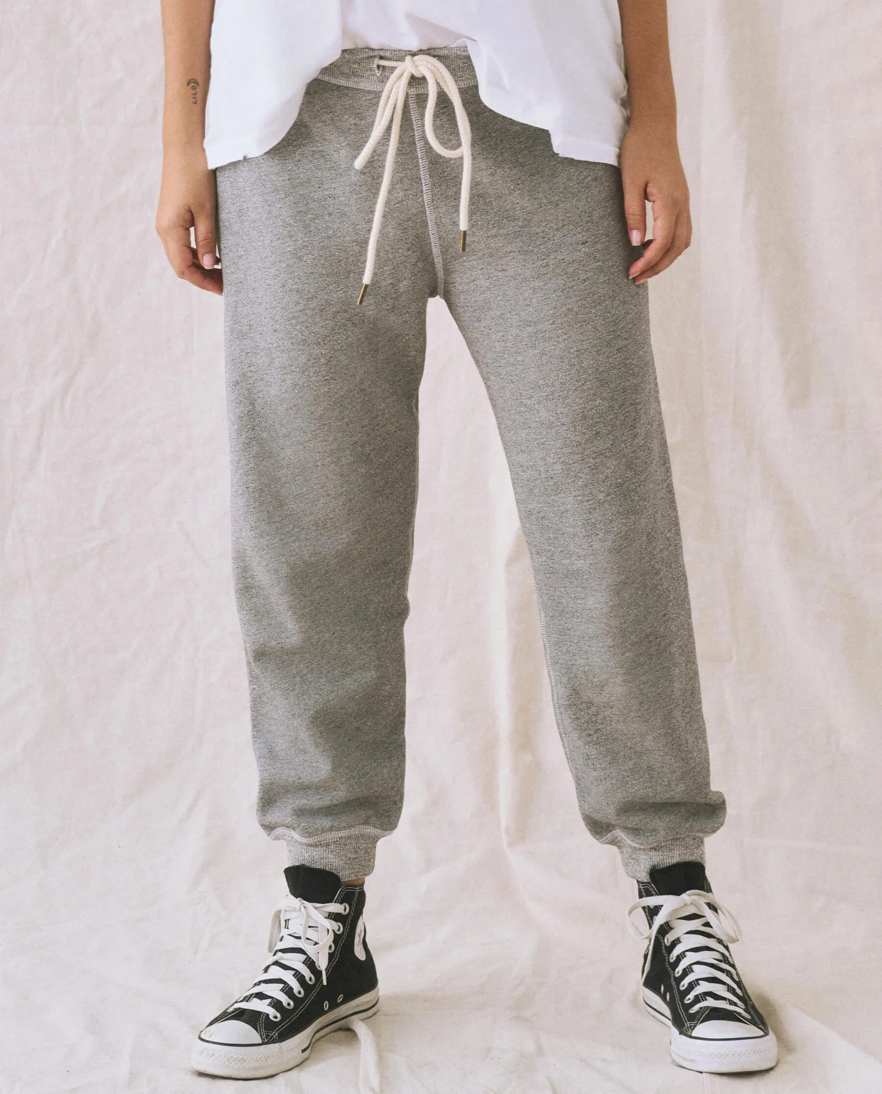 Hose The Cropped Sw B590251 Varsity-Grau
