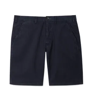 Paul Smith Baumwoll-Köper Breitstreifen-Zebra-Shorts Dunkelblau