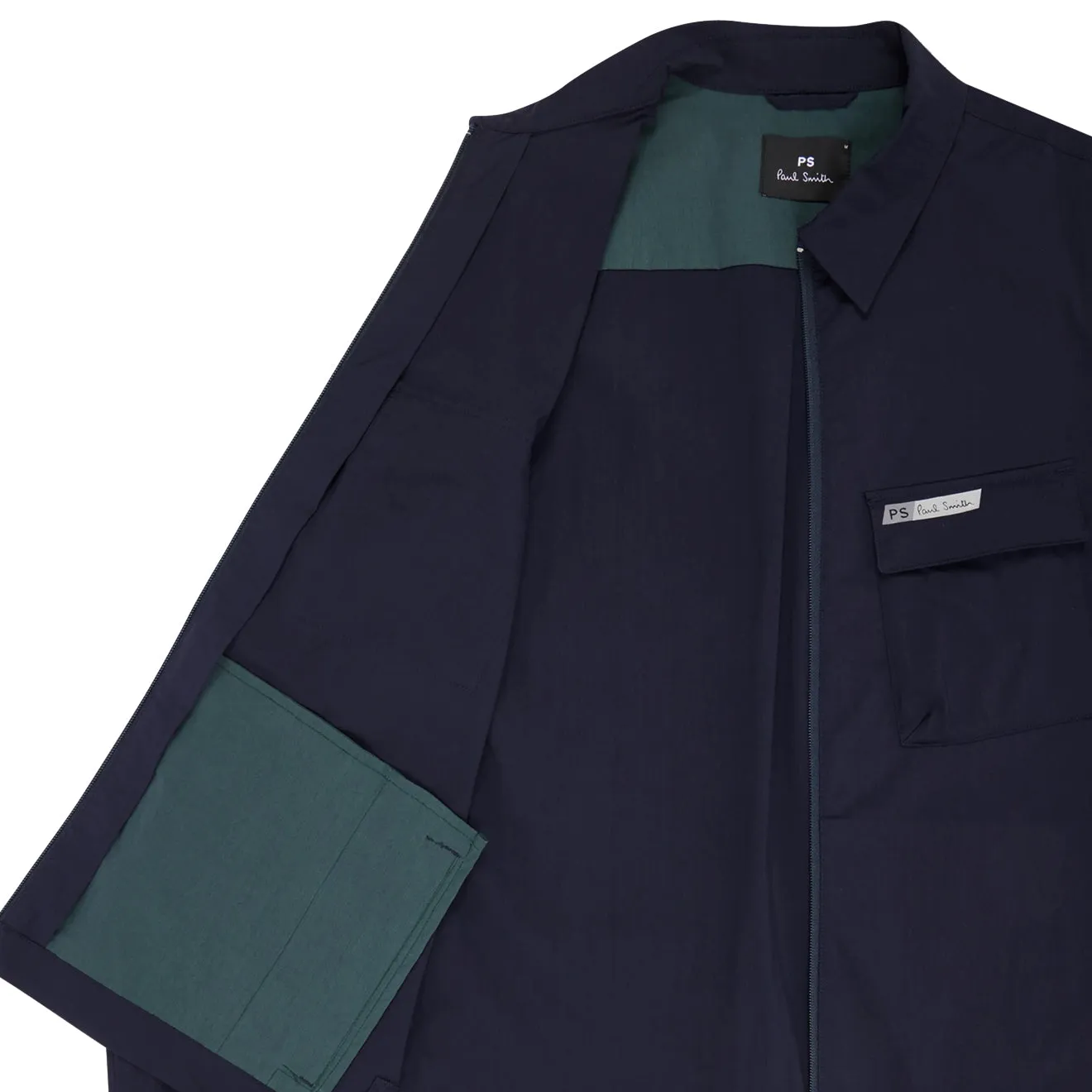 Paul Smith Zip-Überhemd Sehr Dunkelblau