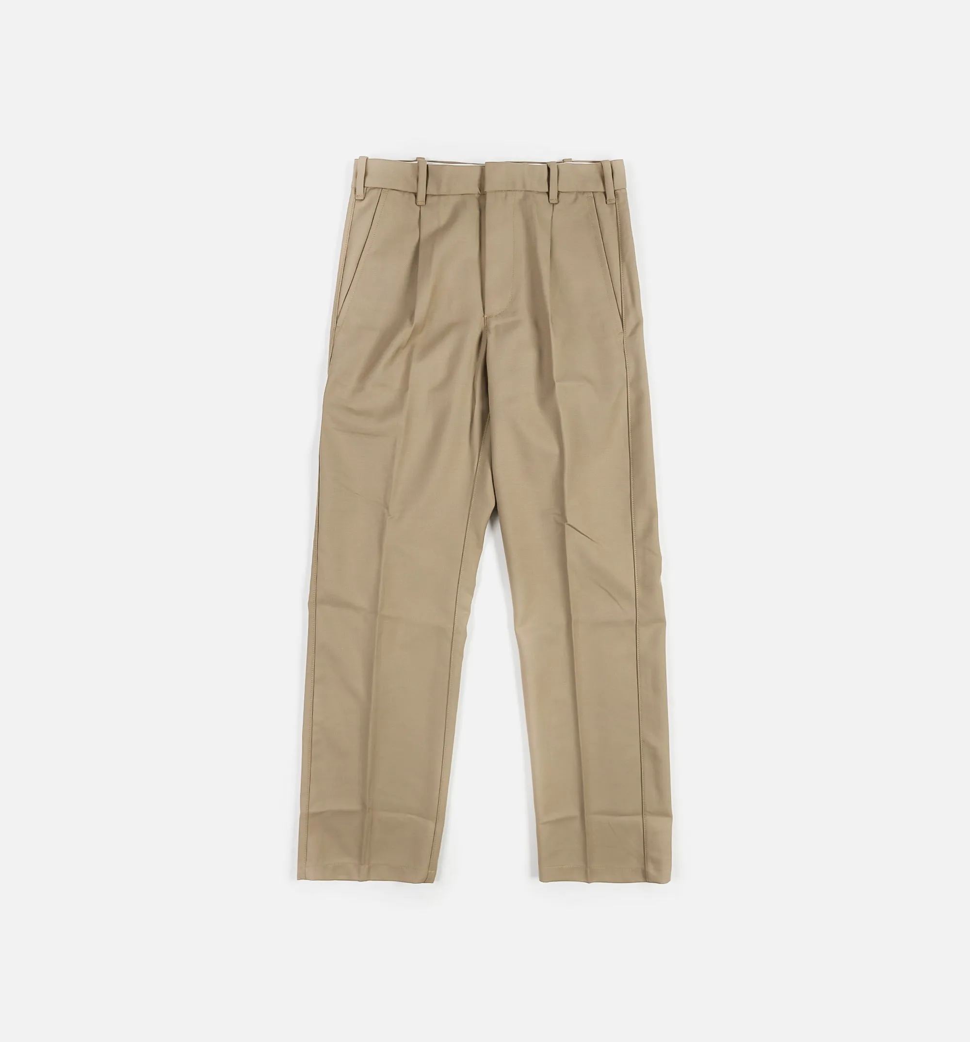 Herrenhose mit Plisseefront - Sand