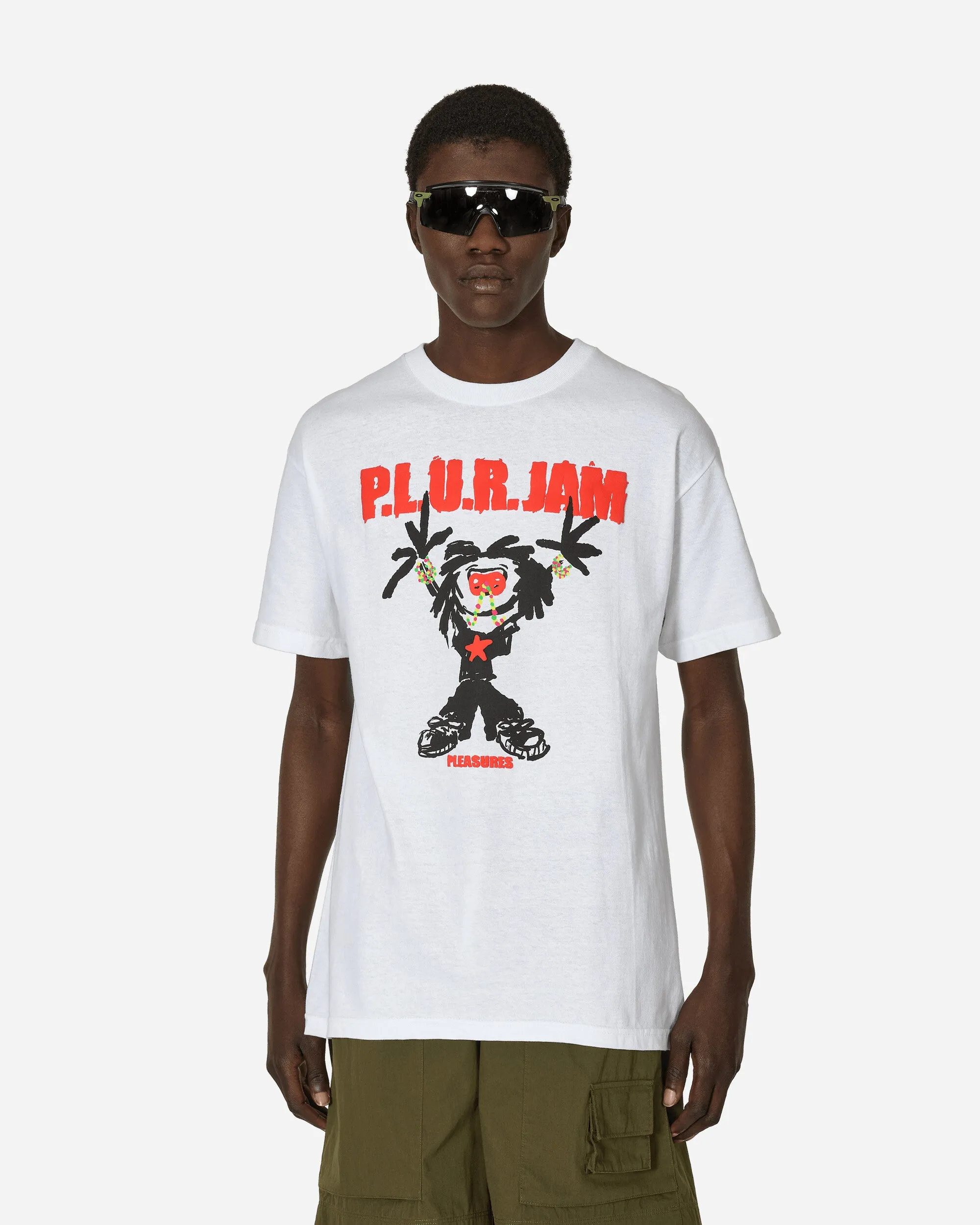 P.L.U.R. Jam T-Shirt Weiß