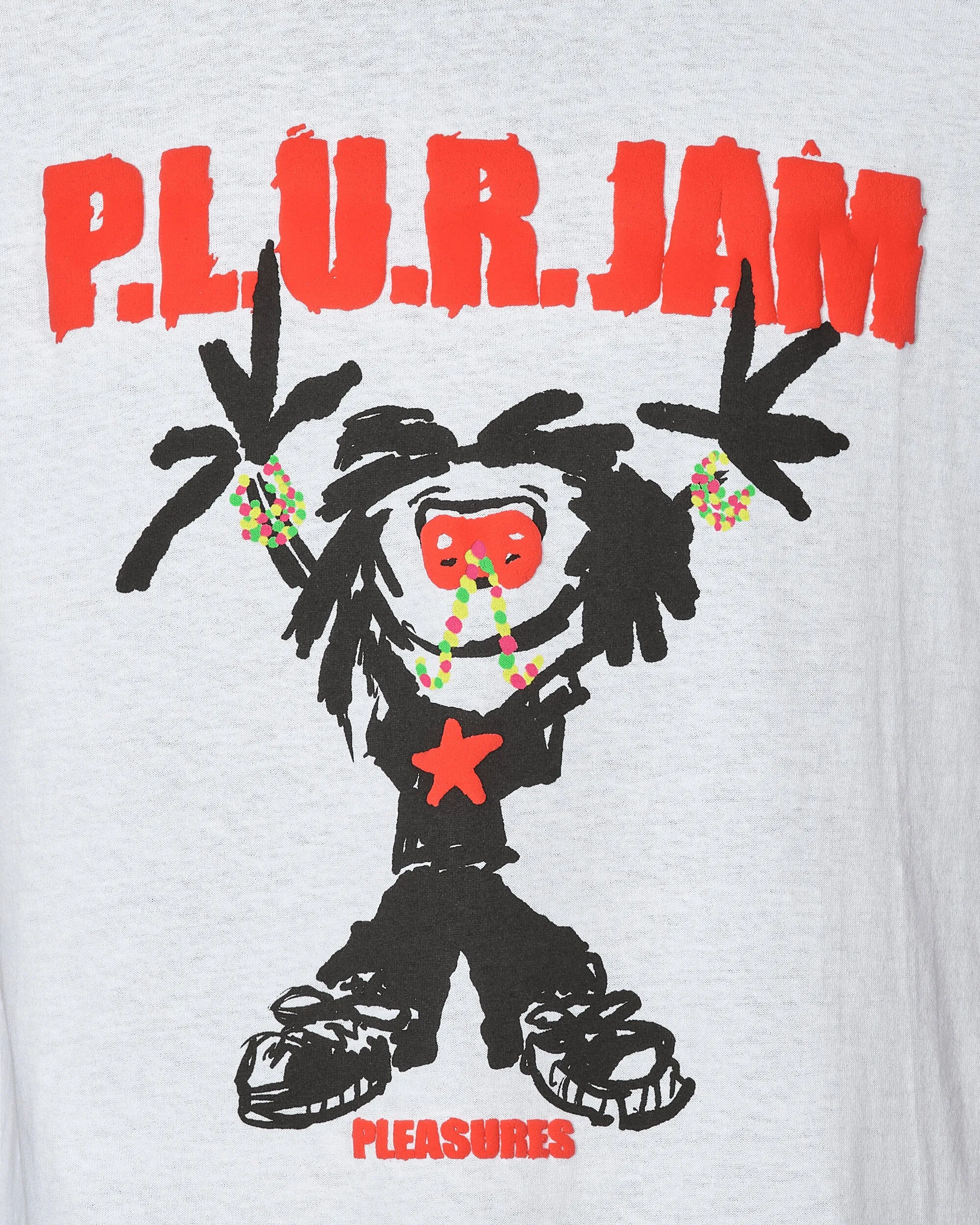 P.L.U.R. Jam T-Shirt Weiß