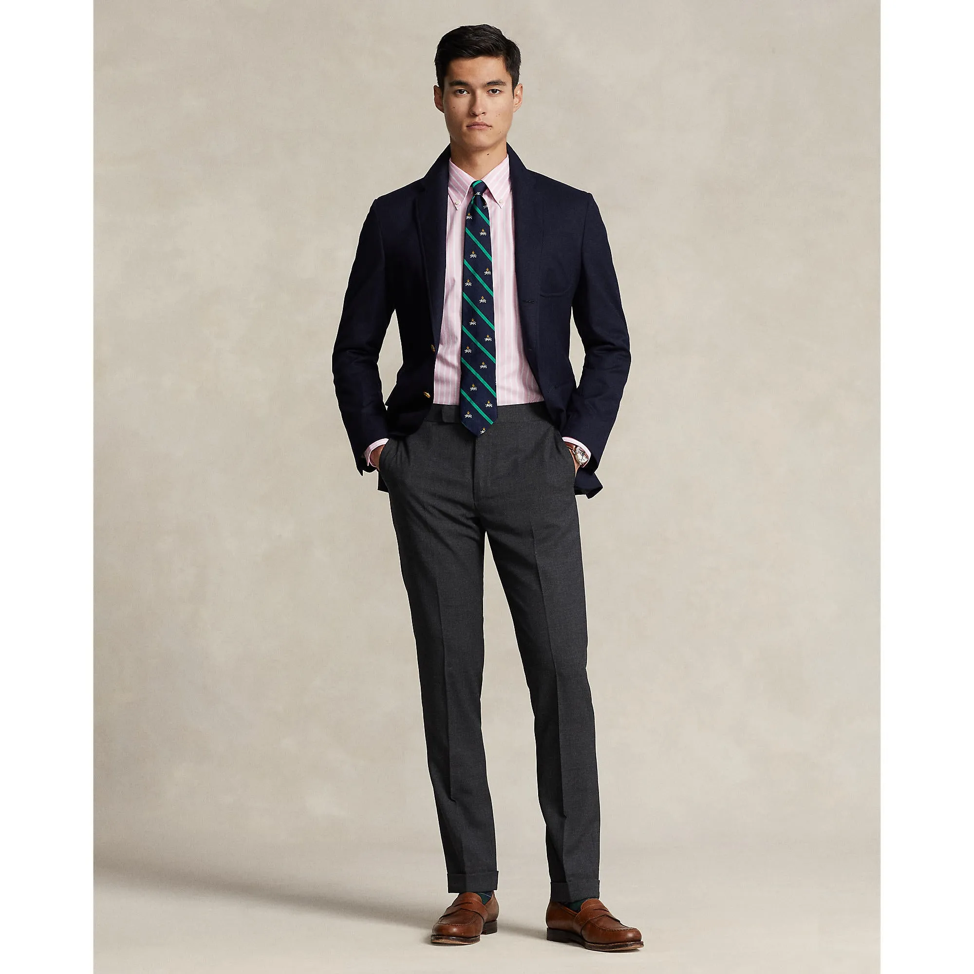 Polo Ralph Lauren - Businesshemd - Gestreift - Rosa & Weiß Polo Ralph Lauren Kleidung