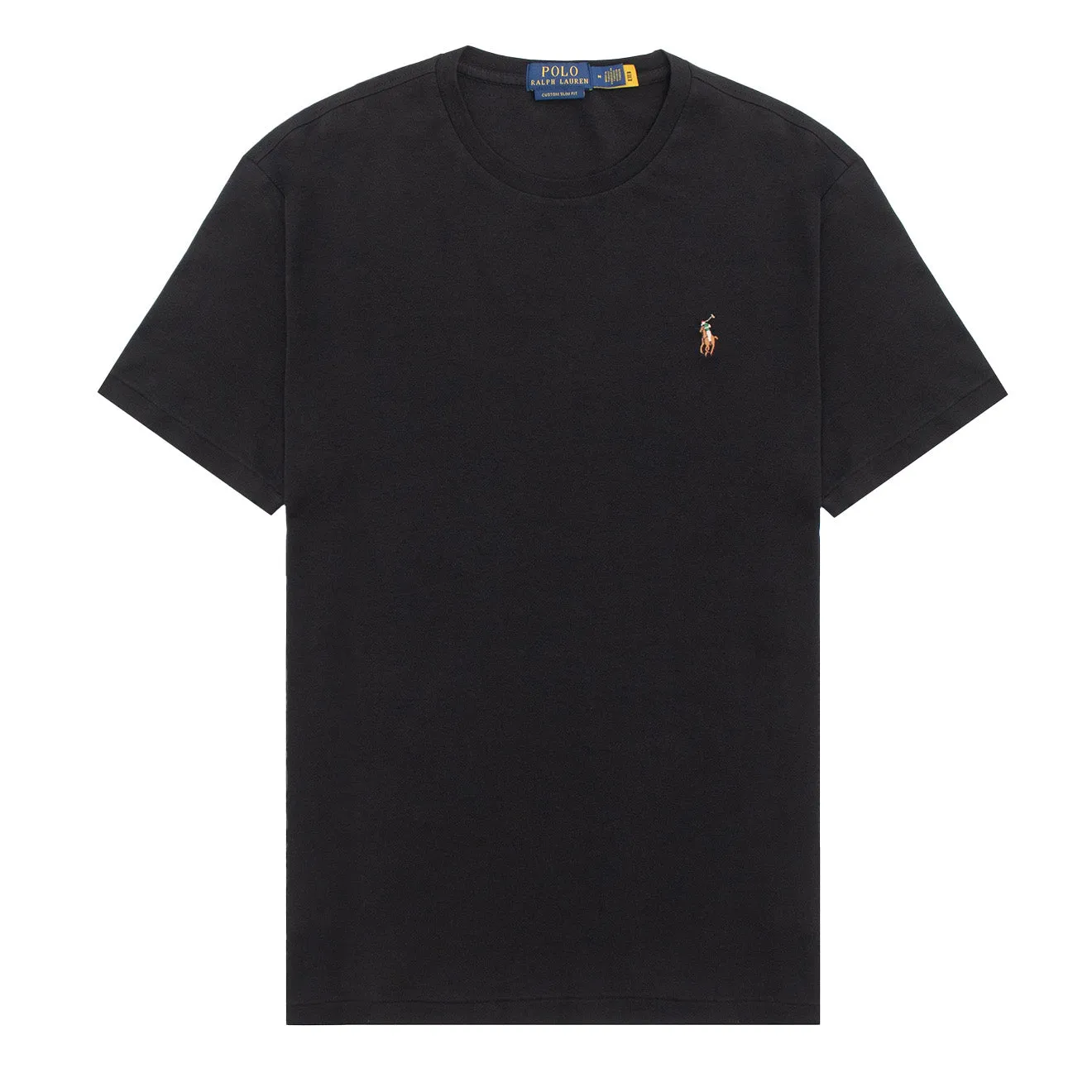 Polo Ralph Lauren Custom Slim Fit Soft Cotton T-Shirt Schwarz