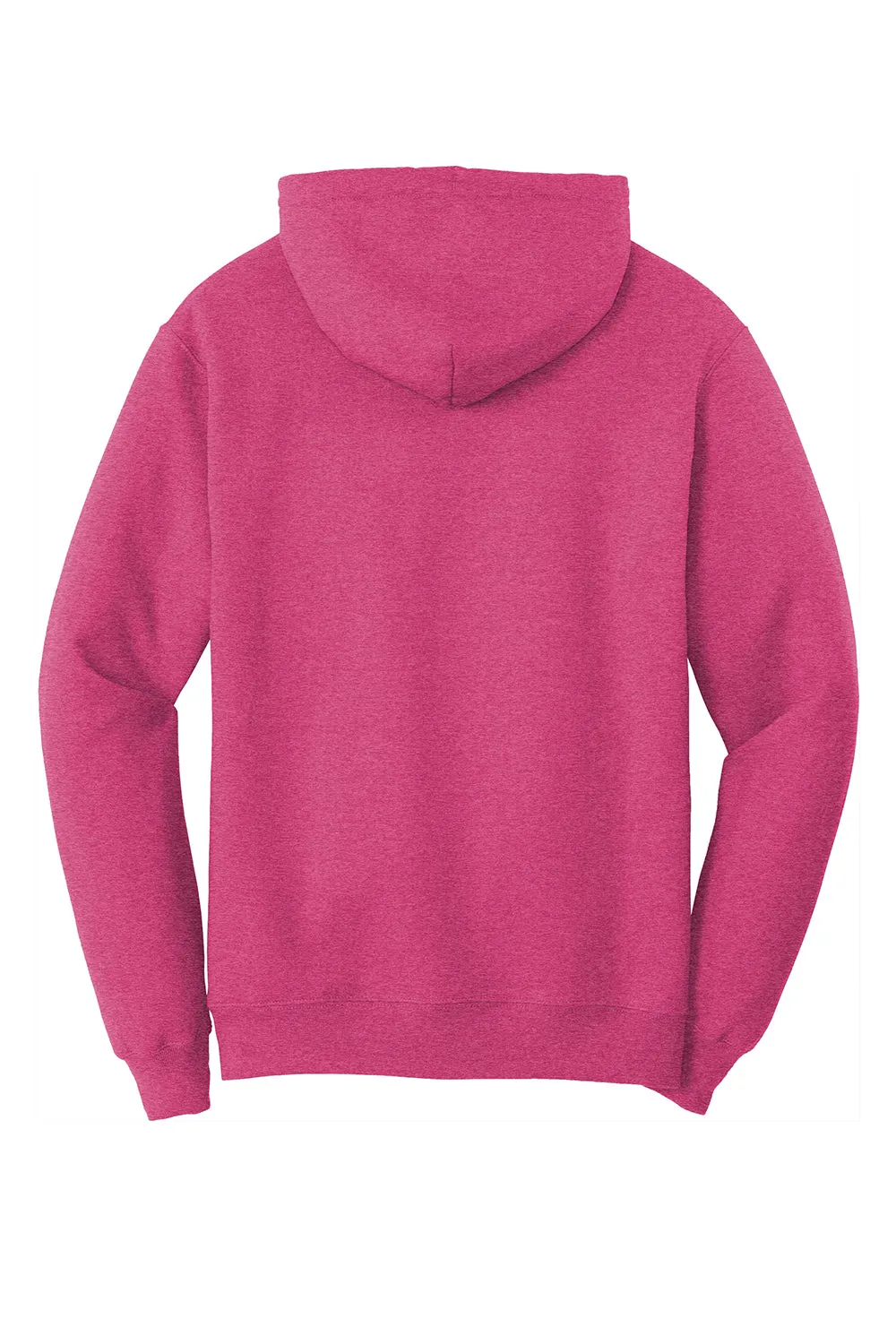 Port & Company Herren Core Pill Resistant Fleece Kapuzenpullover Hoodie mit Beuteltasche - Heather Sangria Pink