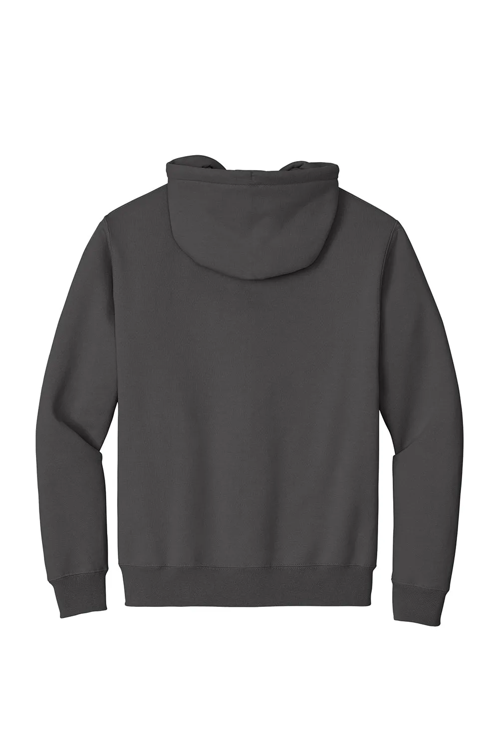 Port & Company Herren Essential Pille-resistente Fleece Full-Zip Kapuzenpullover Hoodie mit Taschen - Anthrazitgrau