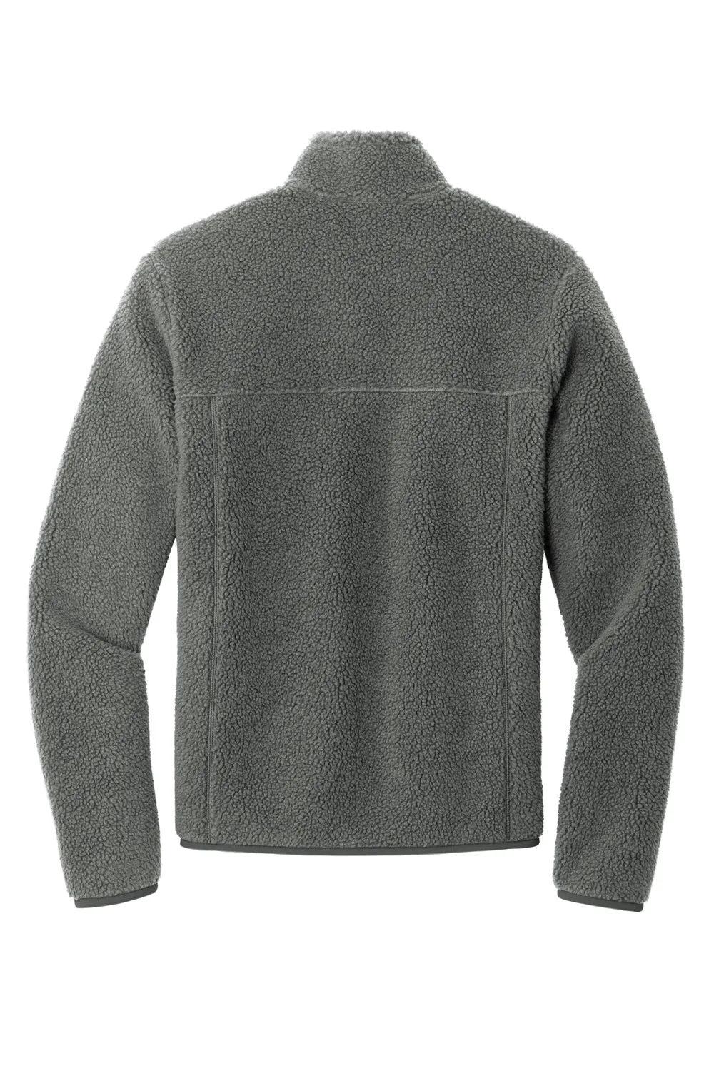 Port Authority Herren Camp Fleece 1/4 Snap Sweatshirt mit Taschen - Stahlgrau