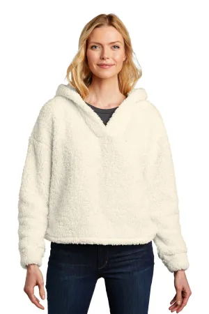 Port Authority Damen Kuscheliger Sherpa-Fleece Kapuzenpullover Hoodie - Marshmallow