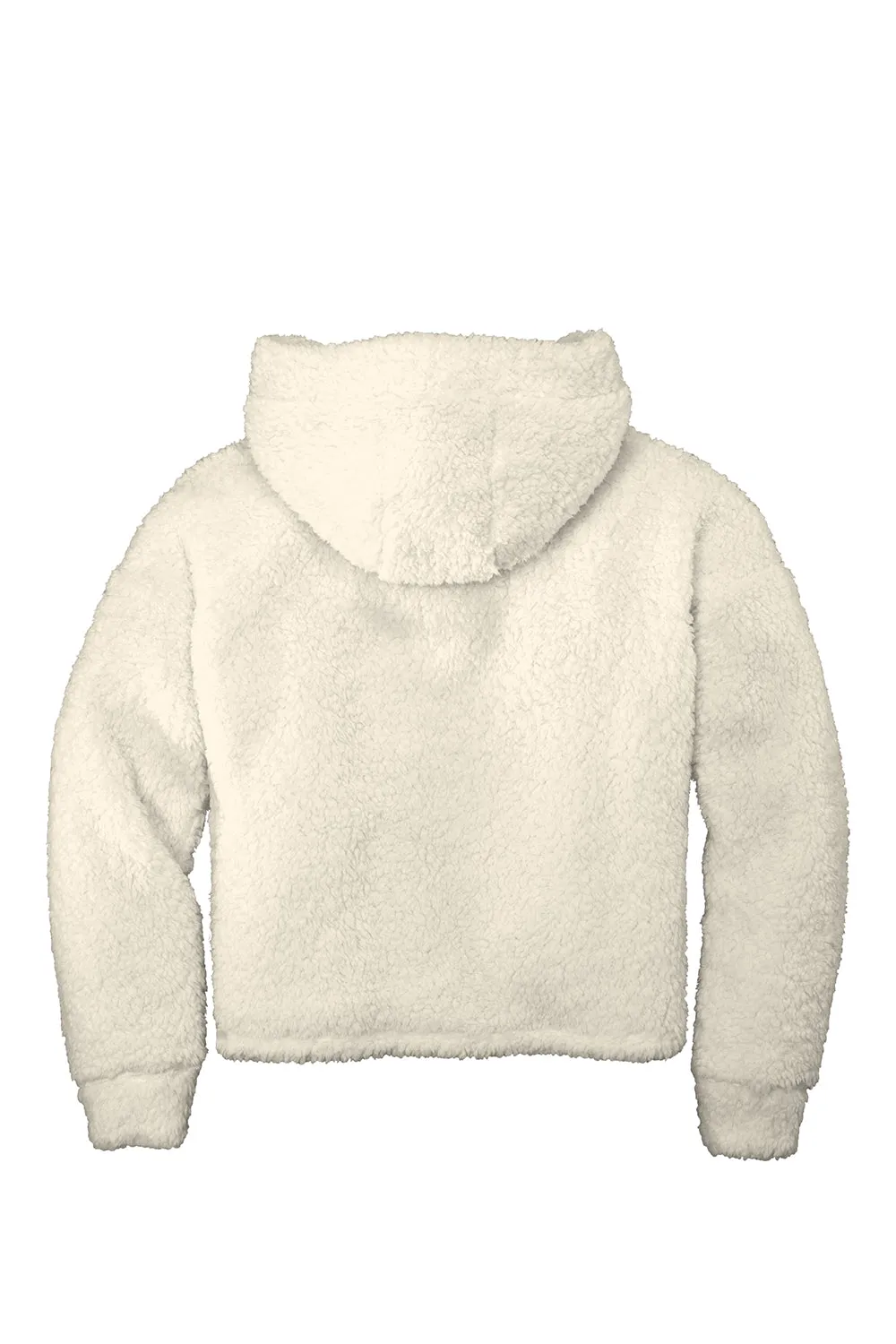 Port Authority Damen Kuscheliger Sherpa-Fleece Kapuzenpullover Hoodie - Marshmallow