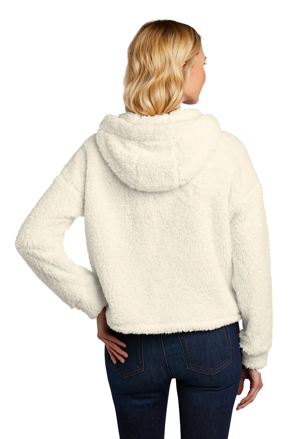 Port Authority Damen Kuscheliger Sherpa-Fleece Kapuzenpullover Hoodie - Marshmallow