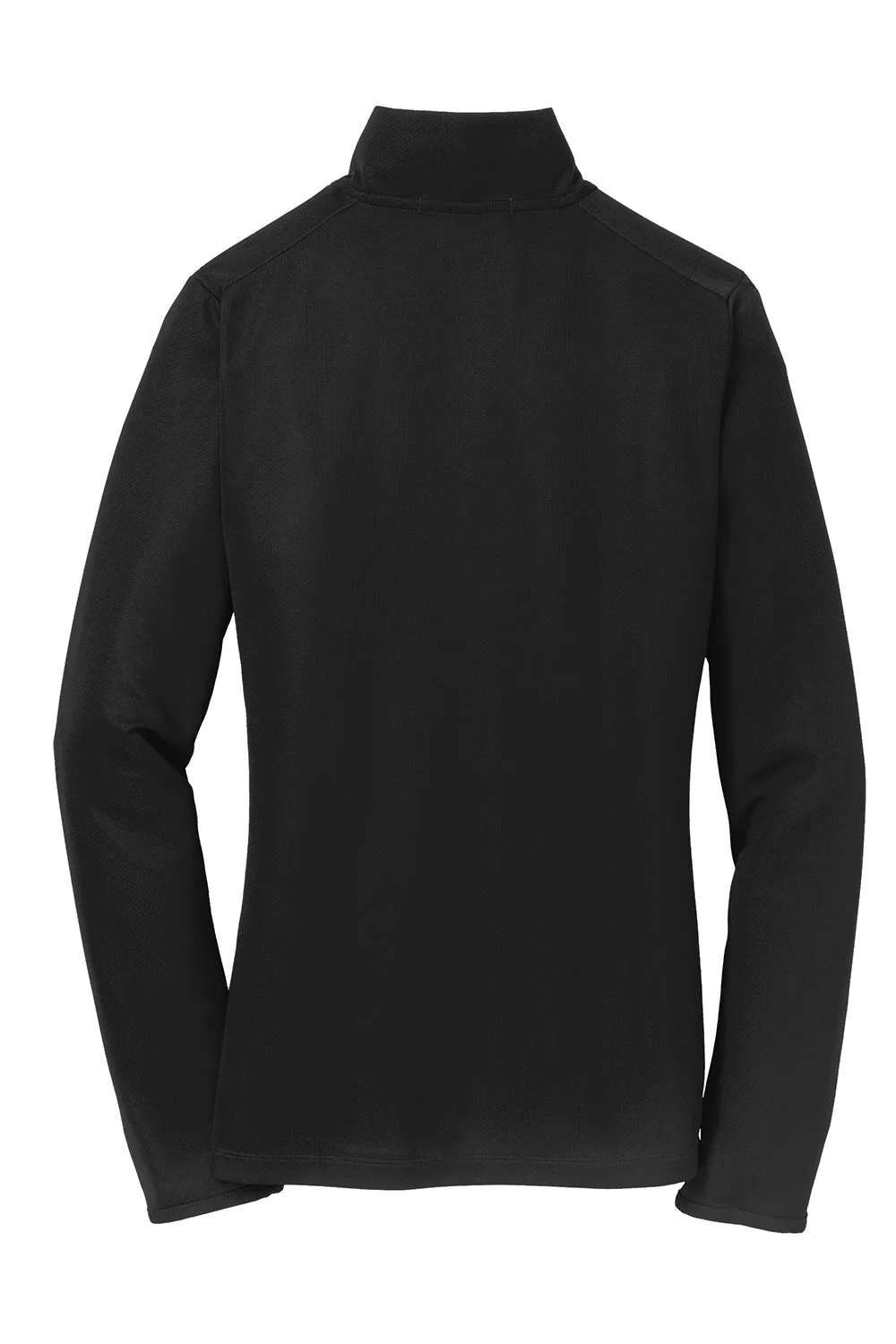 Port Authority Damen Feuchtigkeitstransportierendes 1/4-Zip Sweatshirt - Schwarz