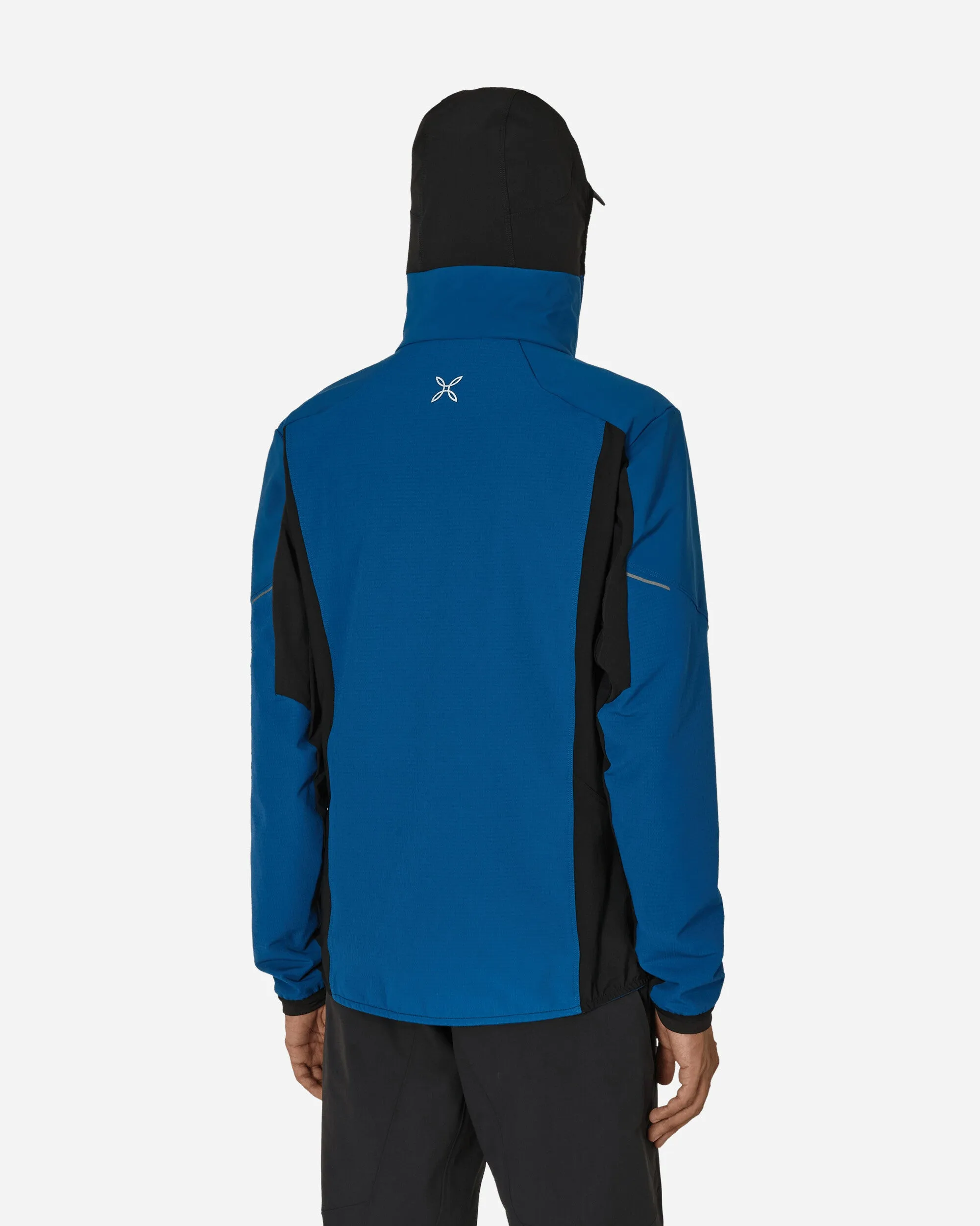 Premium Wind Hoody Jacke Tiefblau