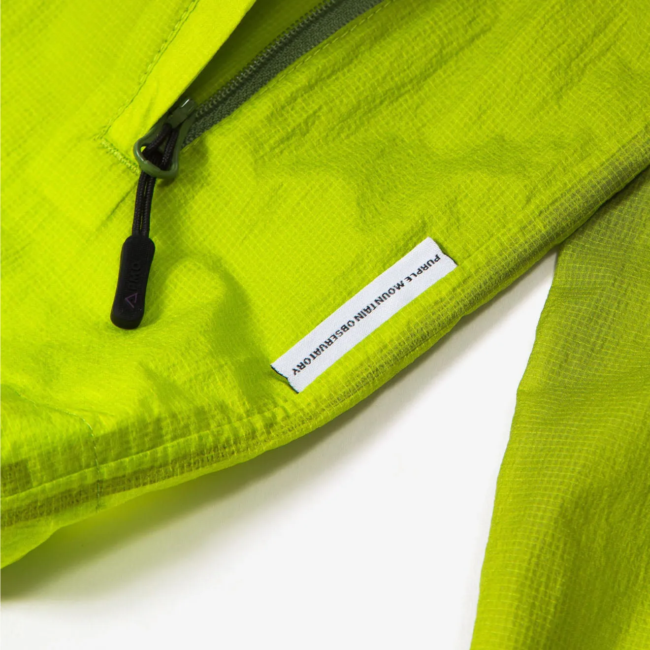 Purple Mountain Observatory Breeze Jacket Ombré-Druck Limette/Schwarz