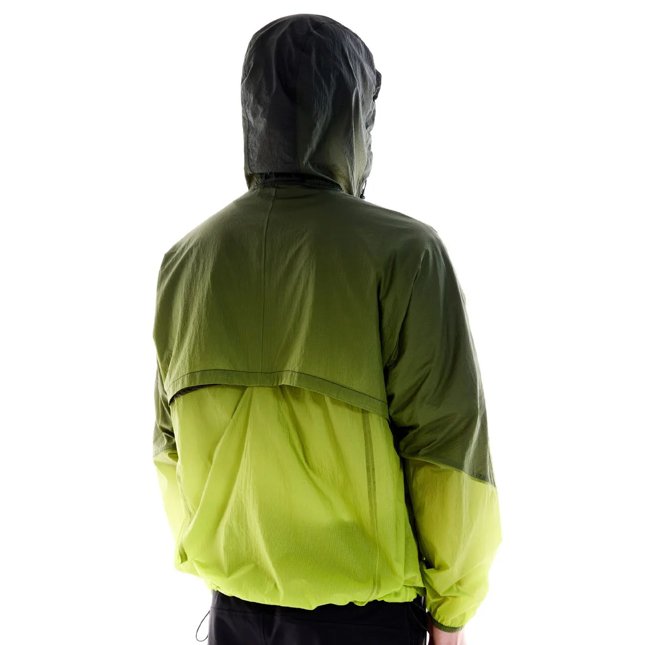 Purple Mountain Observatory Breeze Jacket Ombré-Druck Limette/Schwarz
