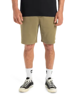 Quiksilver Bekleidung Salzwasser-Fleece-Shorts in Aloe