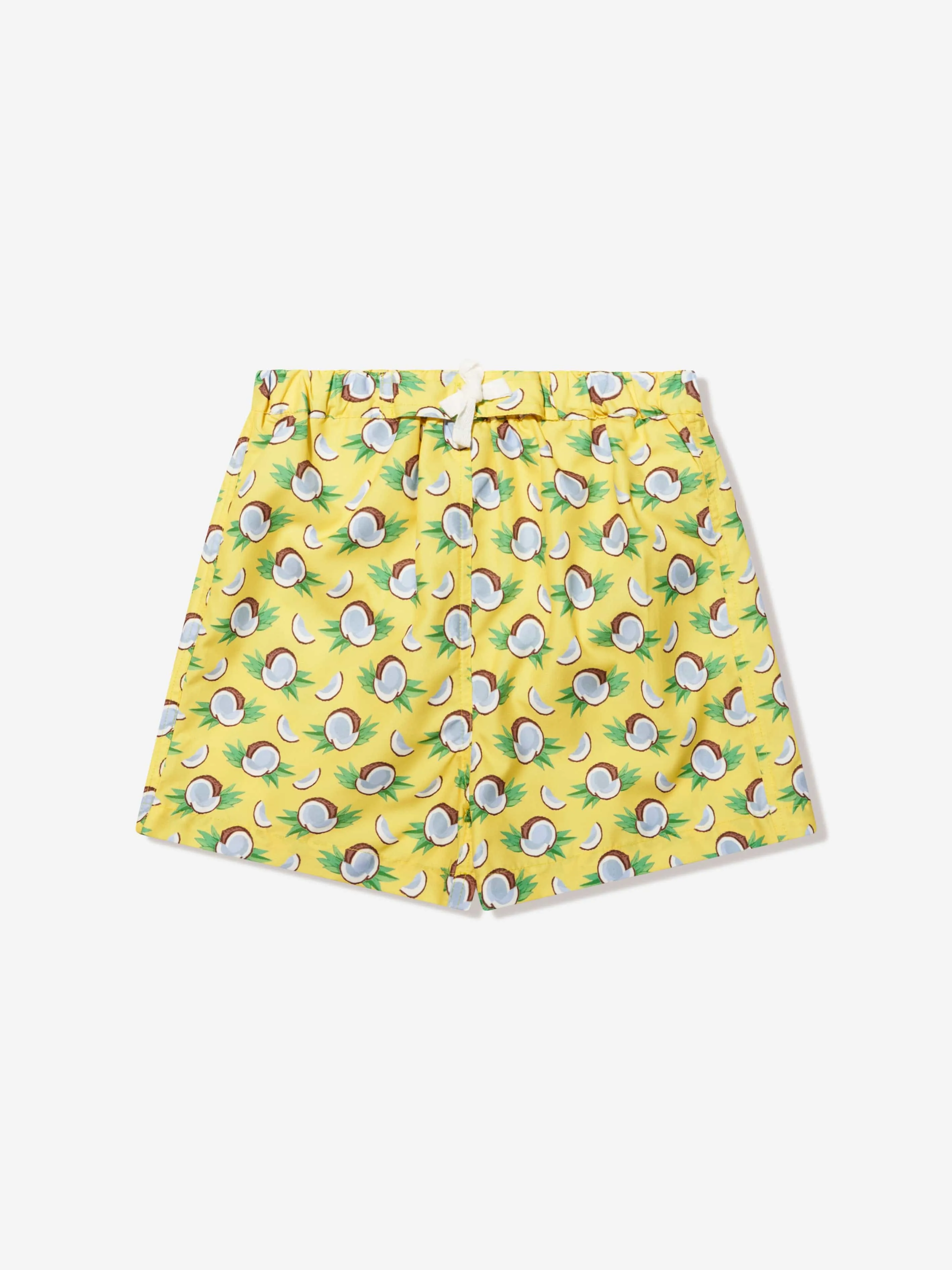 Rachel Riley Jungen Kokosnuss-Badeshorts in Gelb