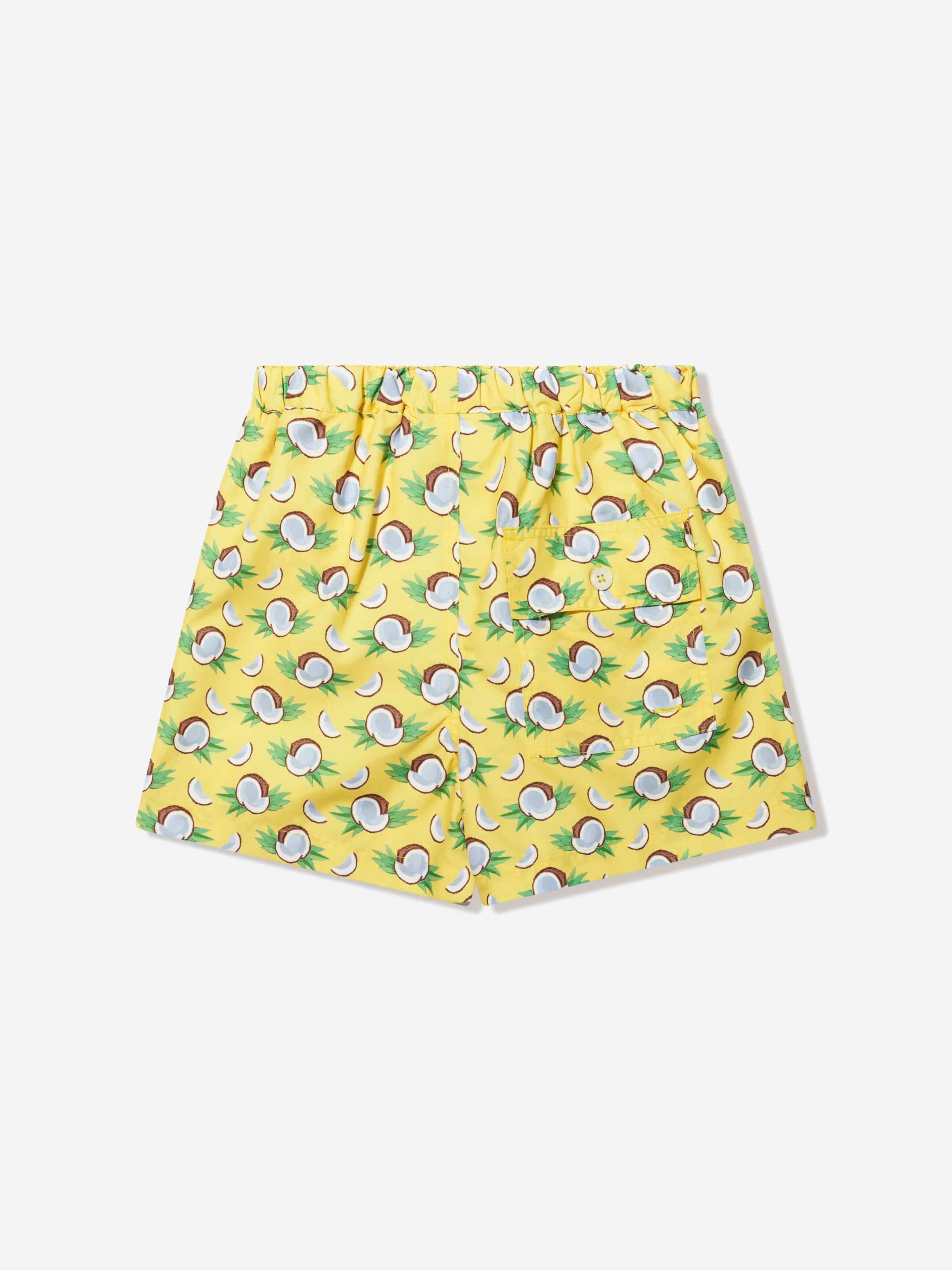 Rachel Riley Jungen Kokosnuss-Badeshorts in Gelb
