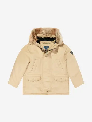 Ralph Lauren Jungen Parka-Mantel in Beige