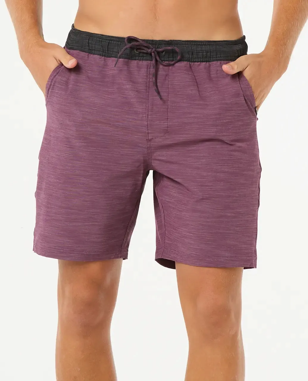 Rip Curl Clothing Boardwalk Jackson Volley Shorts in Tiefem Pflaumen
