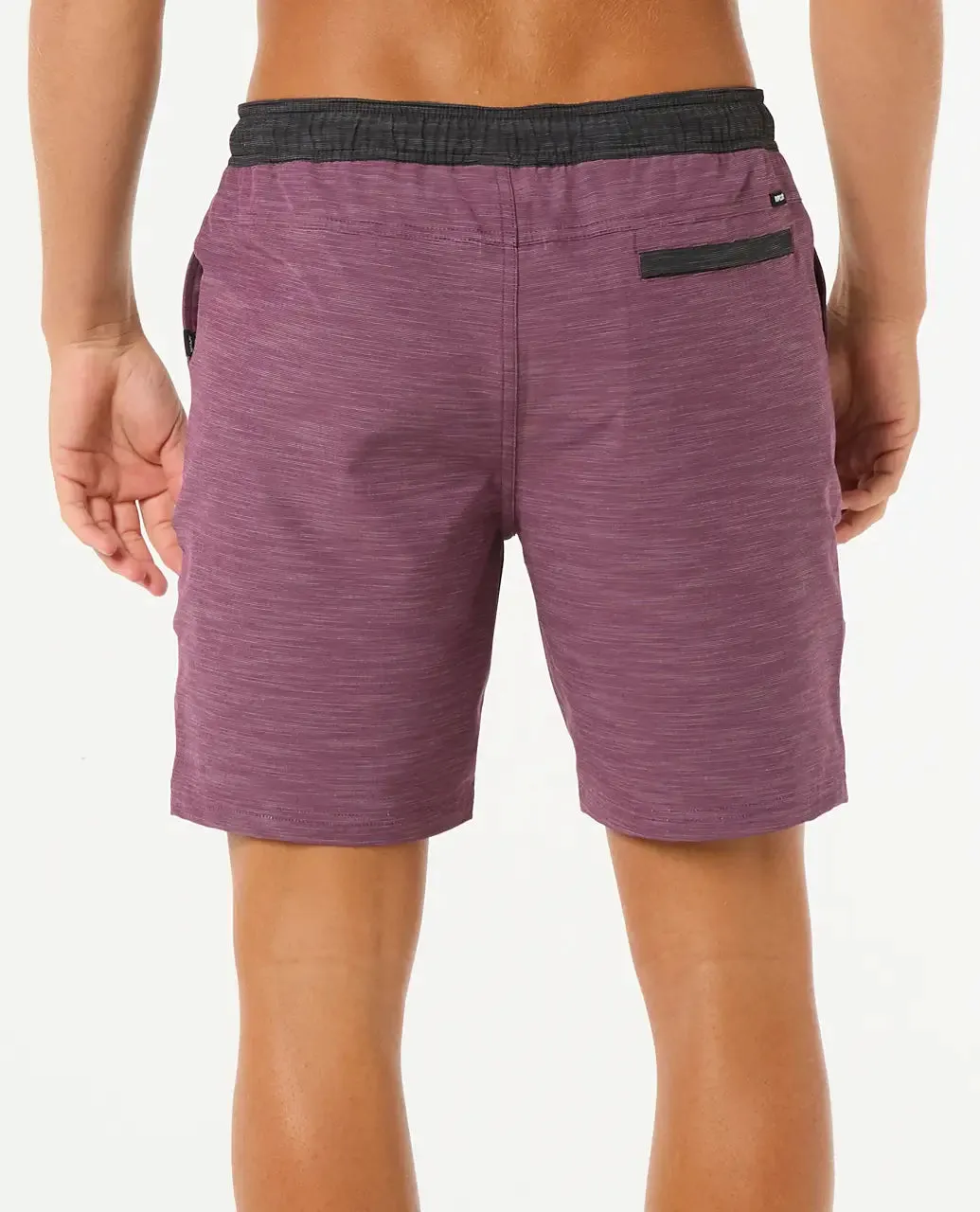 Rip Curl Clothing Boardwalk Jackson Volley Shorts in Tiefem Pflaumen