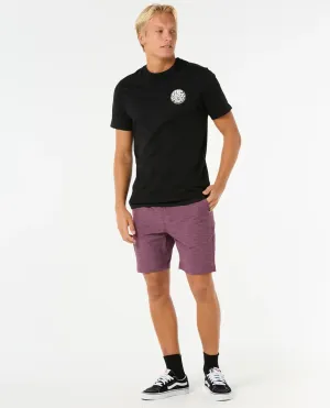 Rip Curl Clothing Boardwalk Jackson Volley Shorts in Deep Plum