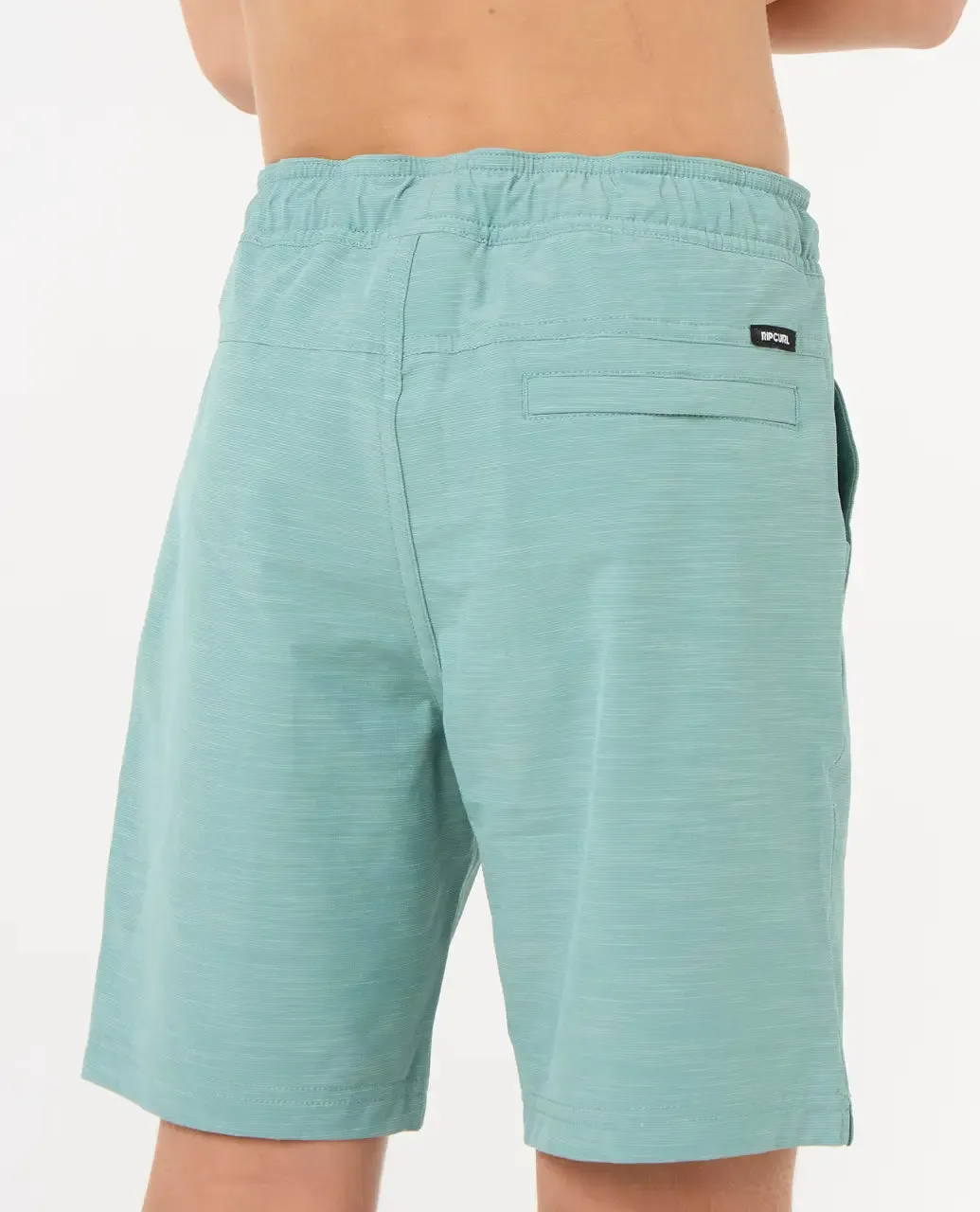 Rip Curl Clothing Jungen Boardwalk Jackson Volley Shorts in Blauer Lagune