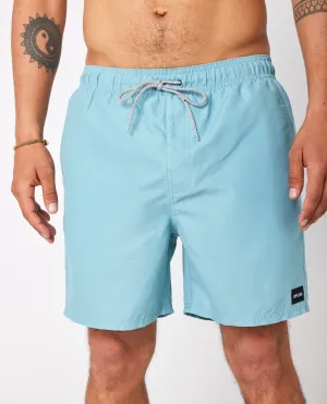 Rip Curl Clothing Easy Living Volley Shorts in Staubigem Blau