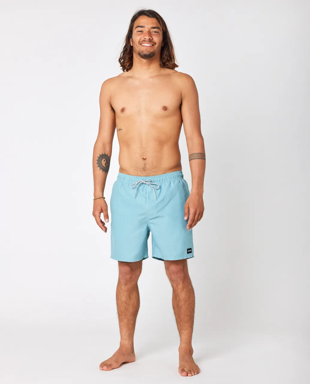 Rip Curl Clothing Easy Living Volley Shorts in Staubigem Blau