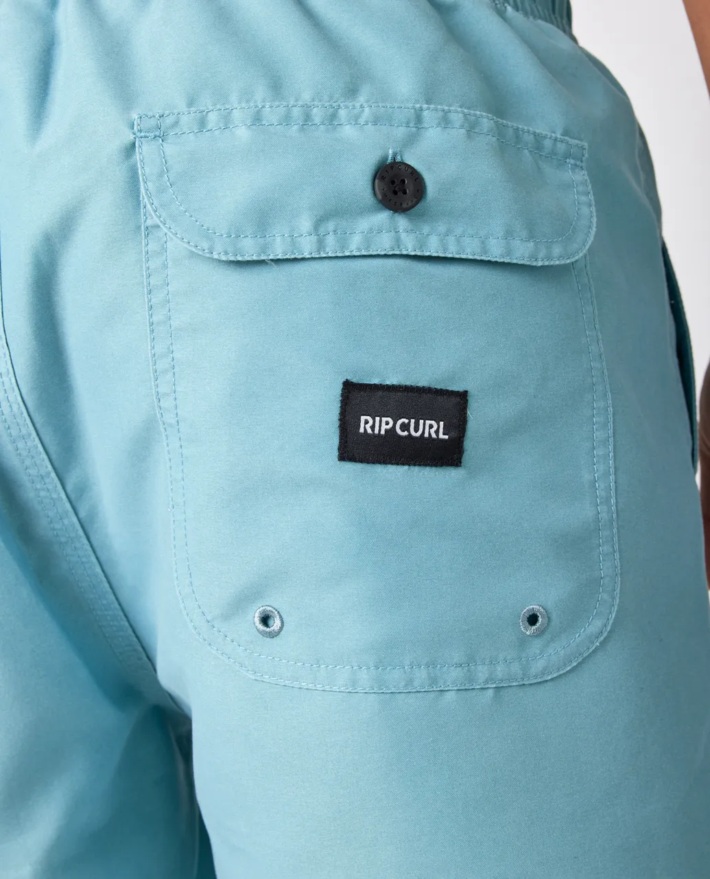 Rip Curl Clothing Easy Living Volley Shorts in Staubigem Blau