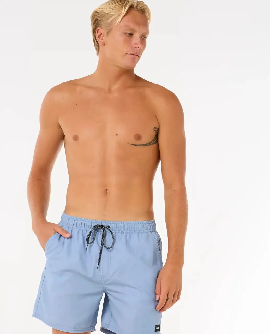 Rip Curl Clothing Easy Living Volley Shorts in Eisblau