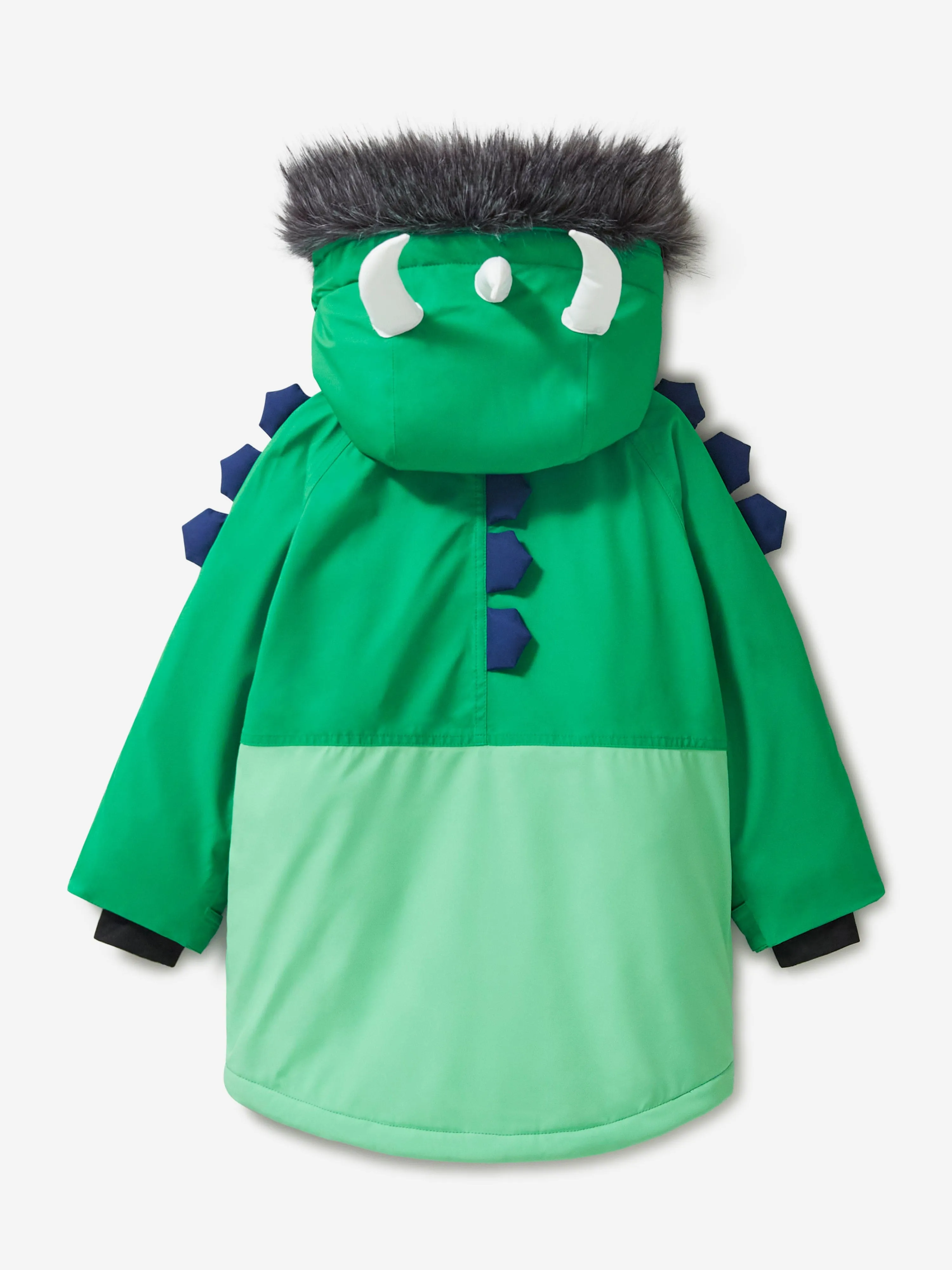 Roarsome Boys Spike Die Dinosaurier-Parka-Skijacke in Grün