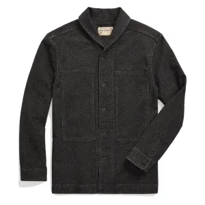 RRL von Ralph Lauren Jaspe Denim Hemdjacke Schwarz