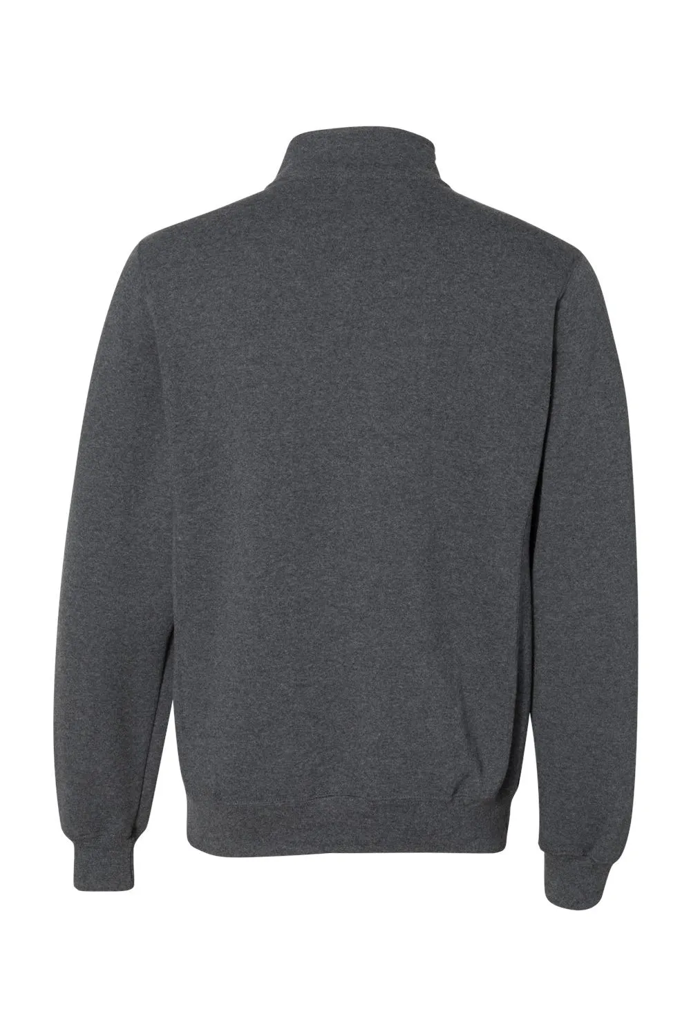 Russell Athletic Herren Dri-Power Feuchtigkeitstransport Fleece 1/4 Zip Sweatshirt mit Taschen - Heather Schwarz