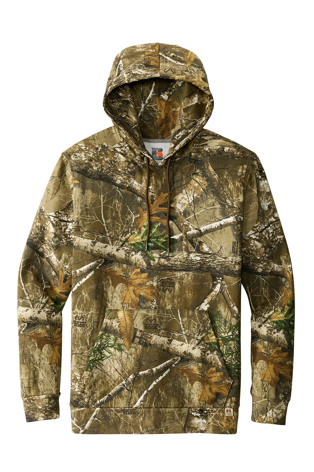 Russell Outdoors Herren Realtree Kapuzenpullover Hoodie mit Beuteltasche - Realtree Edge Tarnung