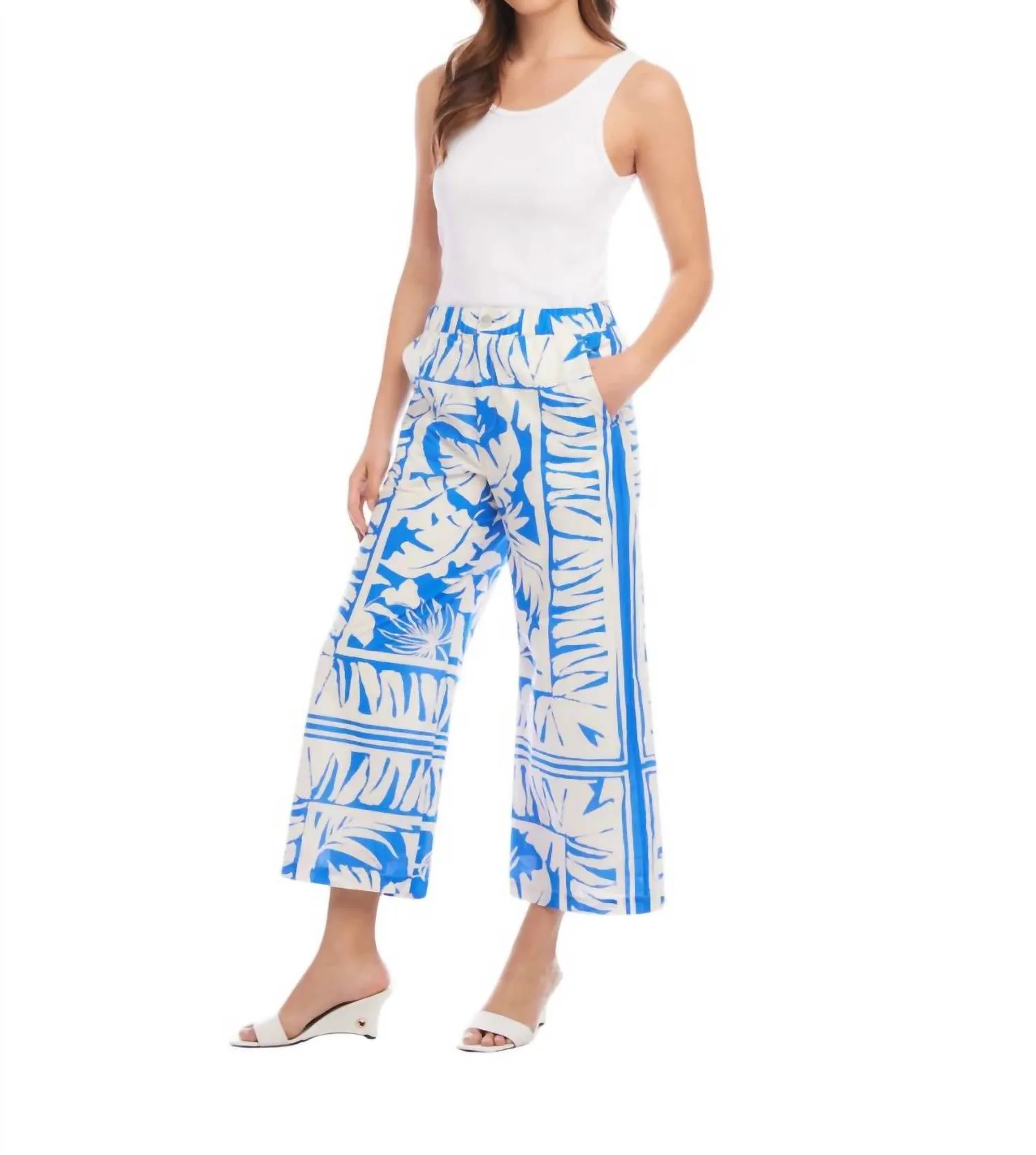 Rylie Crop-Hose im Print