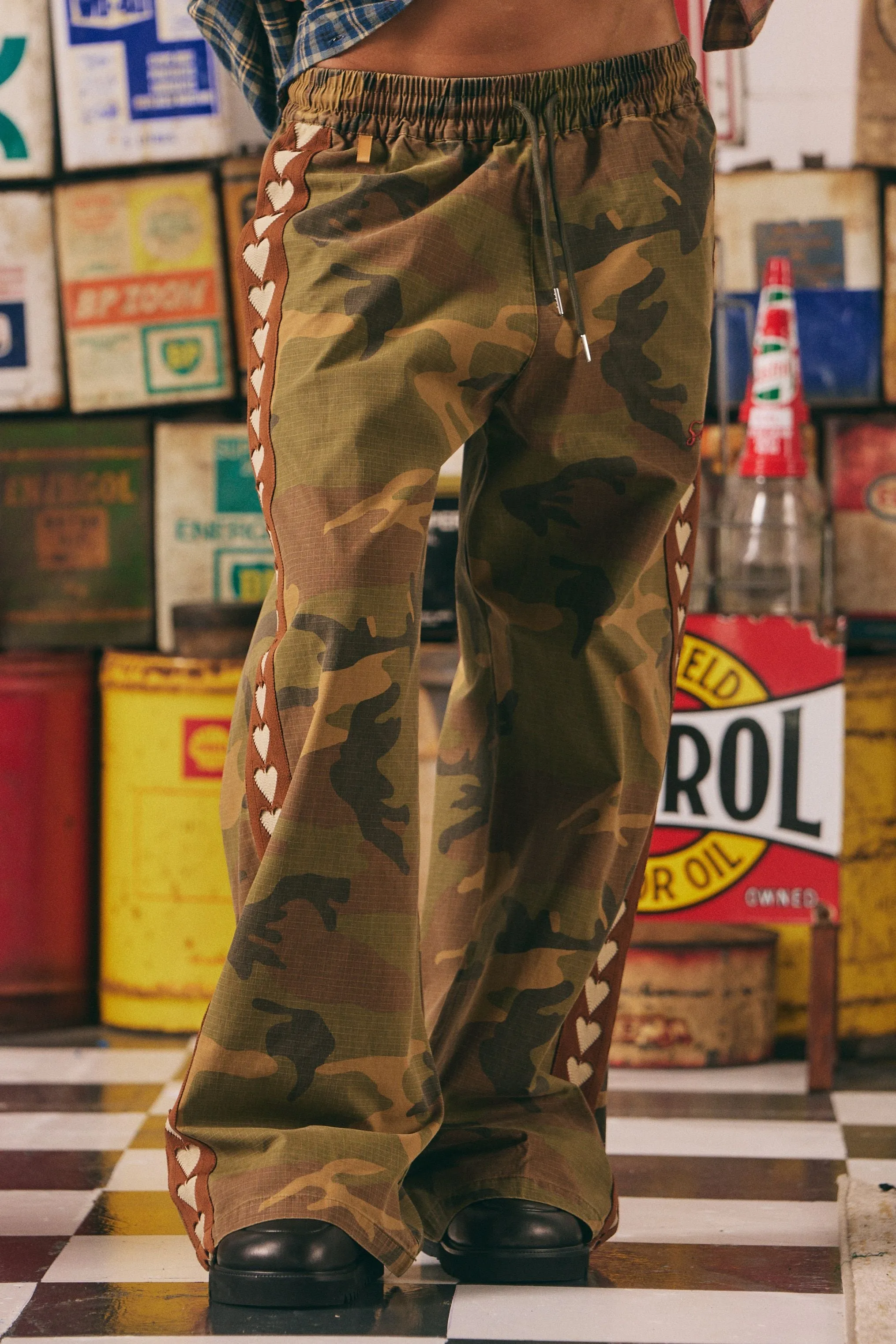 SABBI Raving Hearts Ripstop Tarnhose