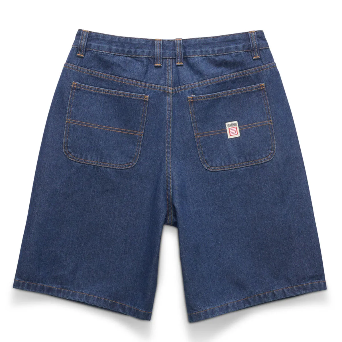 S/Double - Standard Jeansshorts in Blau Denim von S/Double Clothing