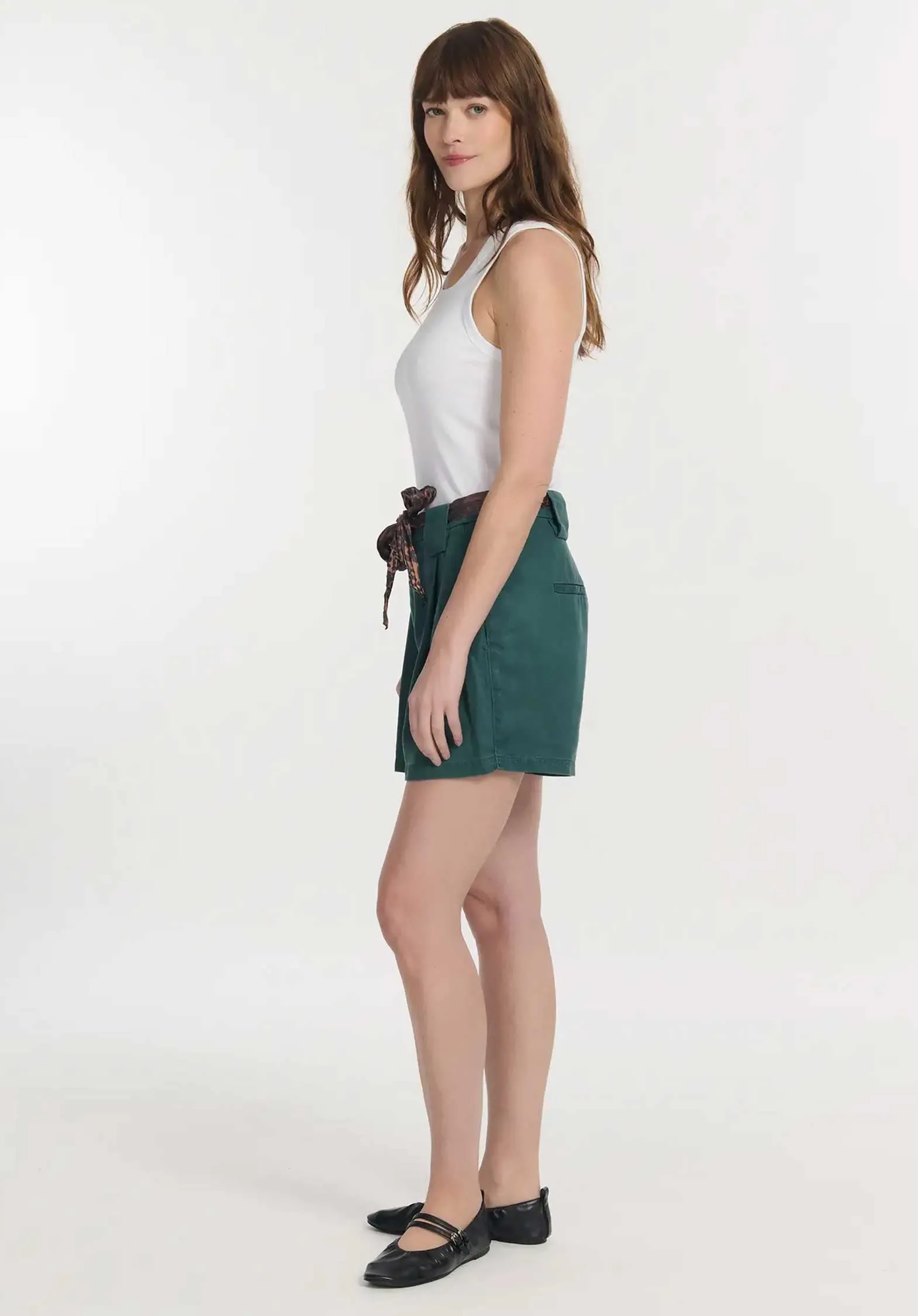 Shorts Po1411-251 Kent Tencel Moos Stoff_Lab-Dip