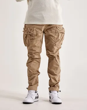 Smoke Rise Utility Pfirsichfarbene Nylon-Cargohose