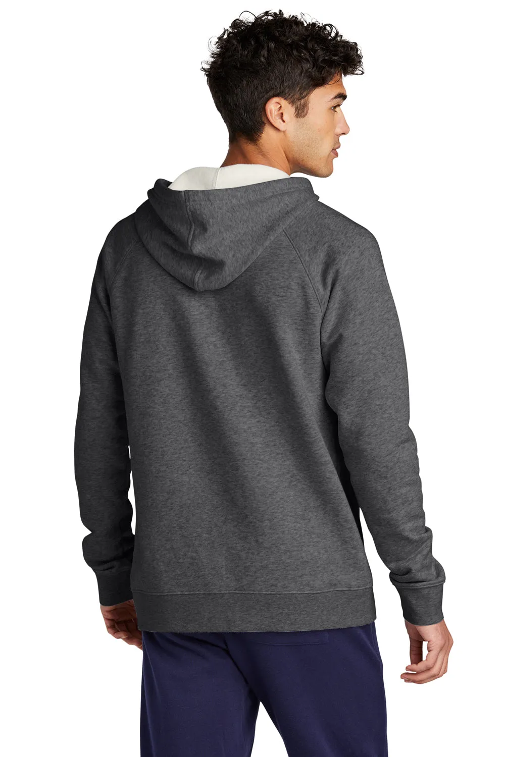 Sport-Tek Herren Drive Fleece Kapuzenpullover mit Kangaroo-Tasche - Heather Graphitgrau