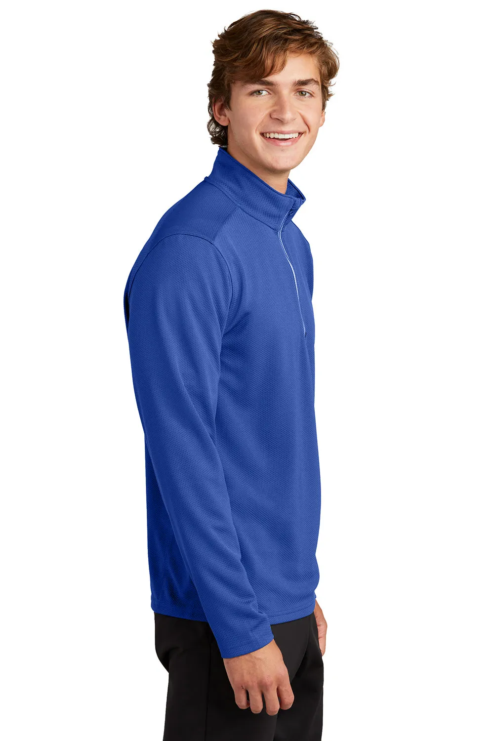 Sport-Tek Herren Sport-Wick Feuchtigkeitstransportierendes 1/4-Zip Sweatshirt - Echtes Königsblau