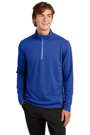 Sport-Tek Herren Sport-Wick Feuchtigkeitstransportierendes 1/4-Zip Sweatshirt - Echtes Königsblau